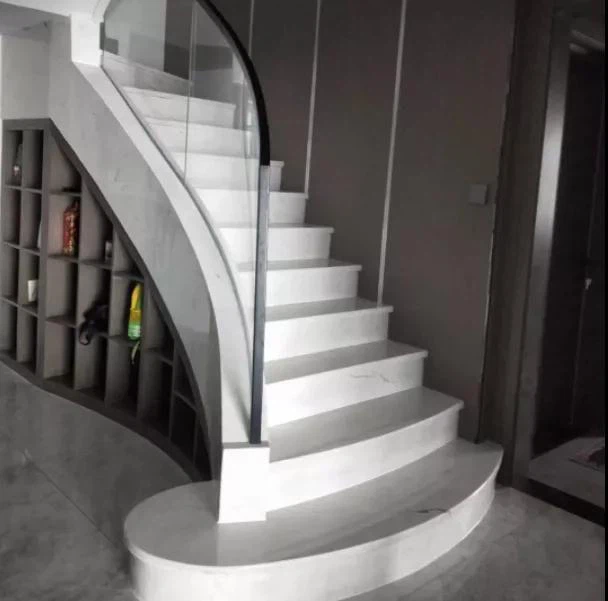 Natural white marble for staircase 4 Natural white marble for staircase 4