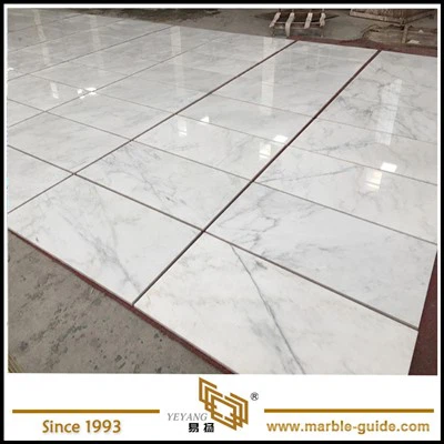 Ubin Lantai Marmer Putih Oriental