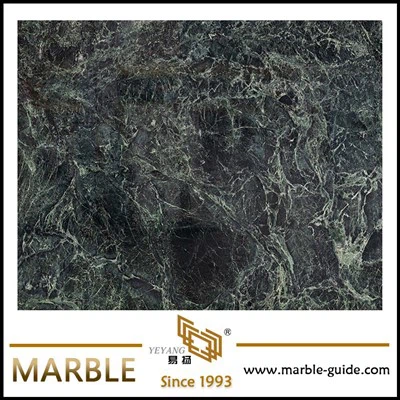 Slab meja marmer hijau prada mewah