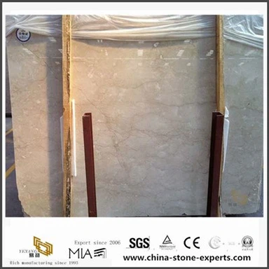 Baru kustom alami Mimmosa tengah krem batu marmer