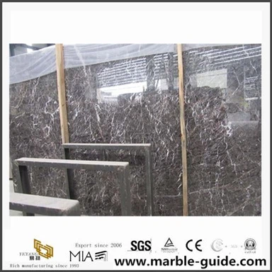 China Hang Grey Grey White Vein Marble Tile Untuk Bangunan
