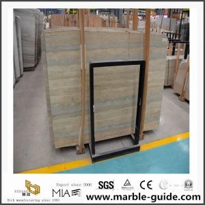 Kualitas lempengan biru Travertine Italia untuk lantai ubin dinding Cladding