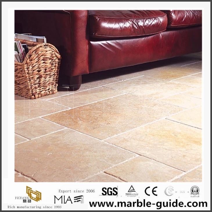 Antique Beige Marble Slabs For Wall Tiles