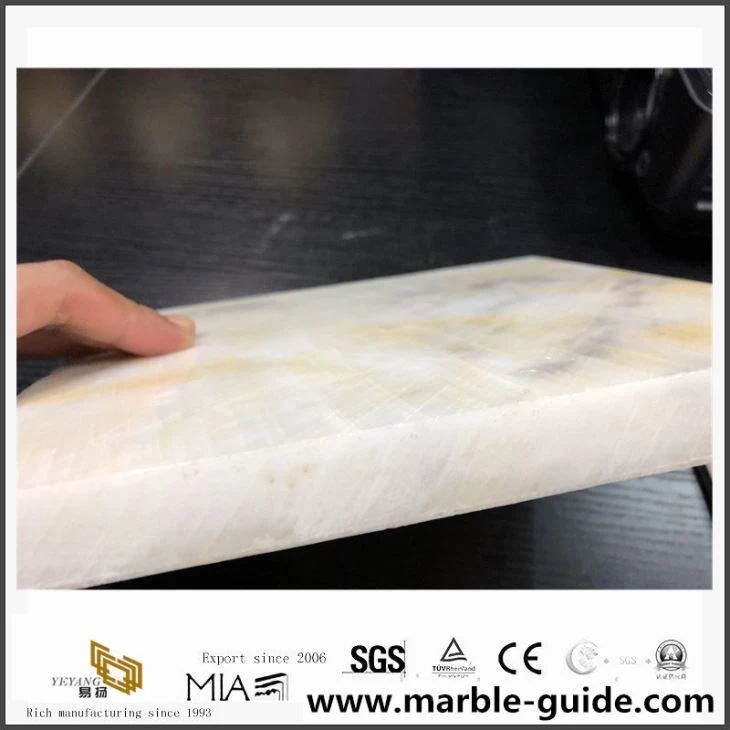 New Translucent Onyx Stone Slabs For Bathroom Projects