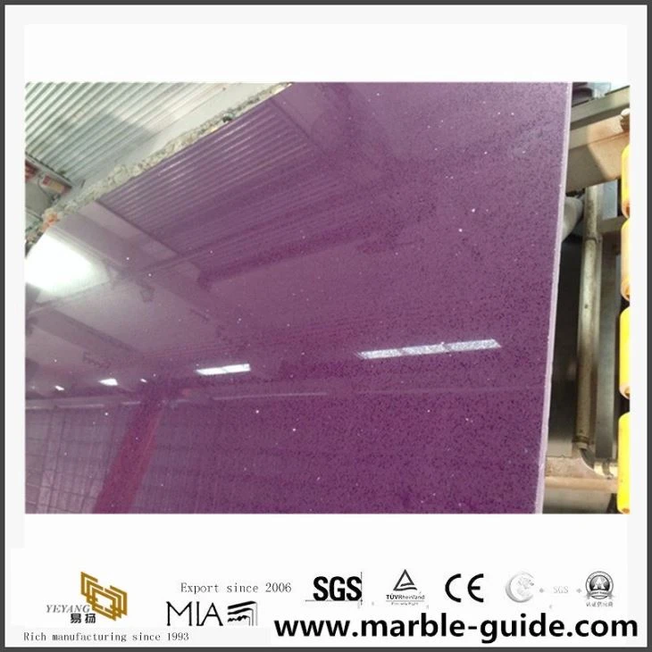 Countertops Dapur Batu Kuarsa Ungu