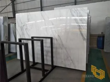 Slab marmer putih oriental untuk proyek