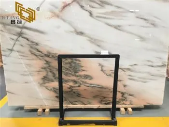 Slab marmer alami putih dipoles untuk dijual