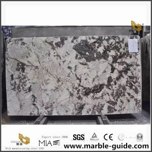 Slab granit putih aspen yang indah