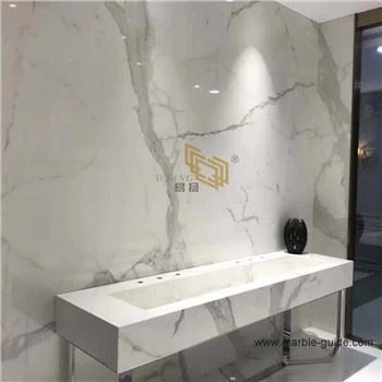 Ide kamar mandi marmer calacatta