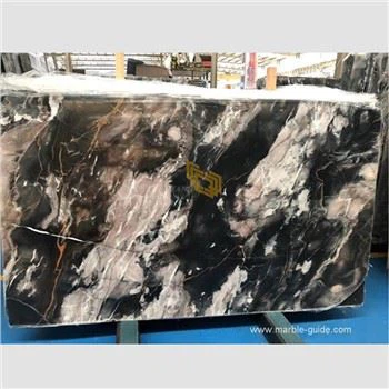 Glamor Magic Black Polished Marble Slabs